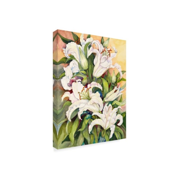 Joanne Porter 'Lilies Basking In The Sun' Canvas Art,14x19